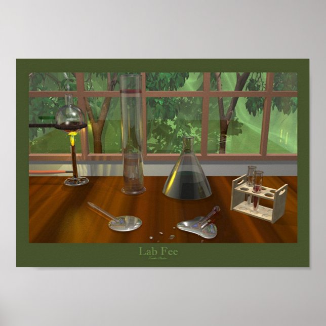 Póster Cargo de laboratorio (Frente)