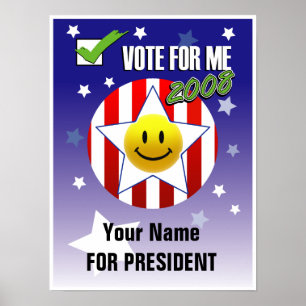 Póster ¡Cargue su foto-Voto para MÍ!