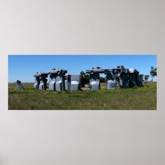 Póster Carhenge, Nebraska Panoramic 1