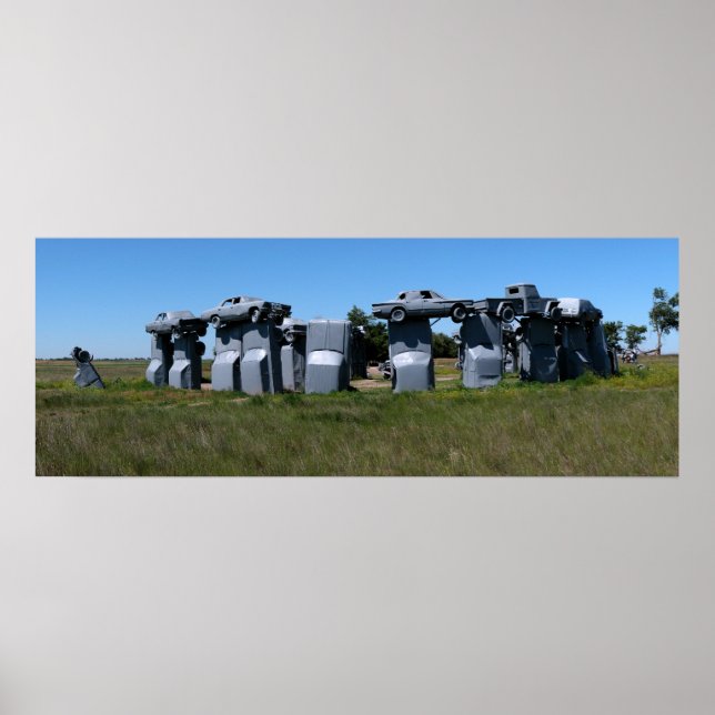 Póster Carhenge, Nebraska Panoramic 1 (Frente)