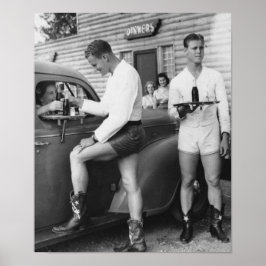 Póster Carhops masculinos