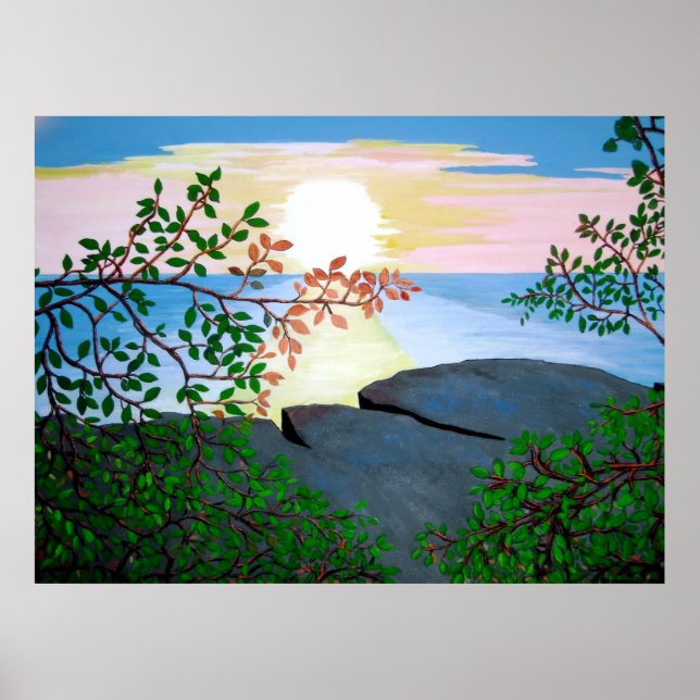 Póster Caribbean - Jamaican Sunset (Frente)