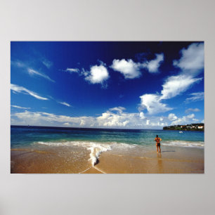 Póster Caribe, Antillas Menores, Indias Occidentales, 2