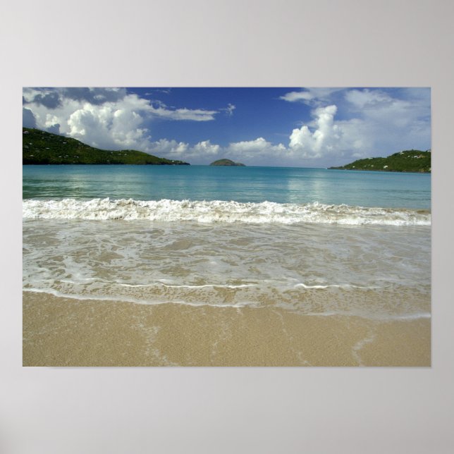 Póster Caribe, Islas Vírgenes de los Estados Unidos, St.T (Frente)