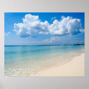 Póster Caribe - Siete Millas de Playa - Islas Caimán