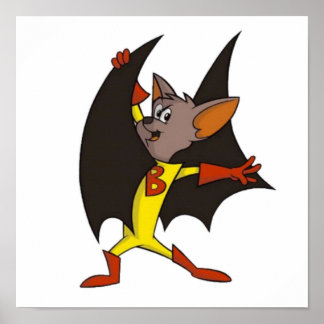 Póster Caricatura de Batfink
