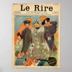 Póster Caricatura de Joseph Reinach