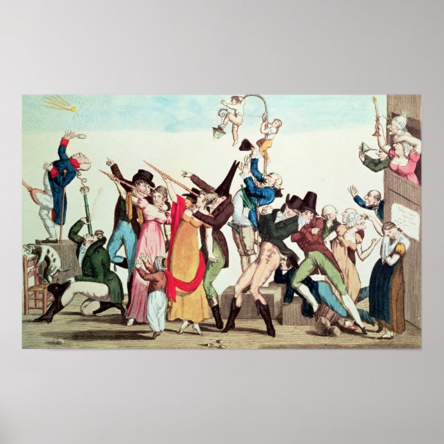 Póster Caricatura del Cometa de 1811, c.1811 (Frente)