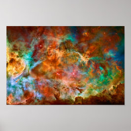 Póster Carina Nebula en Argo Navega belleza en el espacio