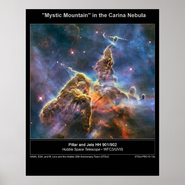 Póster Carina Nebula Mystic Mountain poster (Frente)
