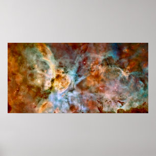 Póster Carina Nebula NASA Hubble Telescope Space Photo