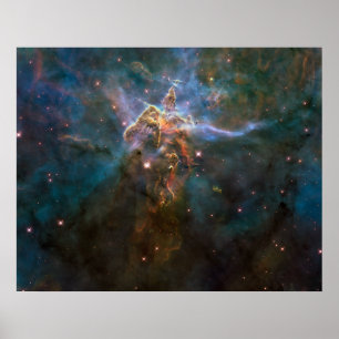 Póster Carina Nebula Poster - 20 años del Hubble
