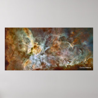 Póster Carina Nebula - Telescopio Hubble
