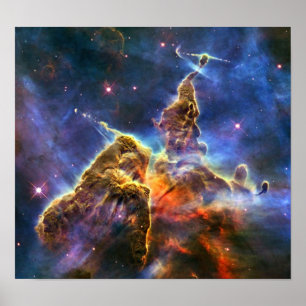 Póster Carina Nebula (Telescopio Hubble)