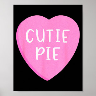 Póster Cariño de Conversación Corazón Cariñito Día de San