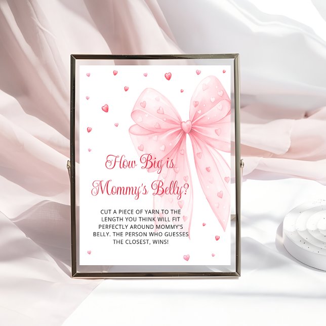 Póster Cariño rosado, ¿qué tan grande es el Belly de mamá (Subido por el creador)