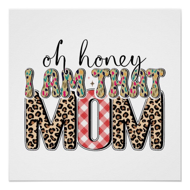 Póster Cariño, soy esa mamá. (Anverso)