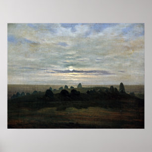 Póster Carl Gustav Carus Stone Age Mound