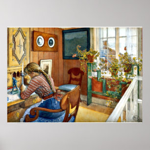 Póster Carl Larsson - Correspondencia
