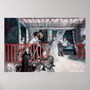 Póster Carl Larsson Name Day en el Poster de almacenamien
