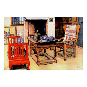 Póster Carl Larsson - Peek-a-Boo