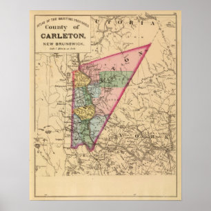 Póster Carleton Co., NB