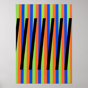 Póster Carlos Cruz Diez -  Fisicromía 2