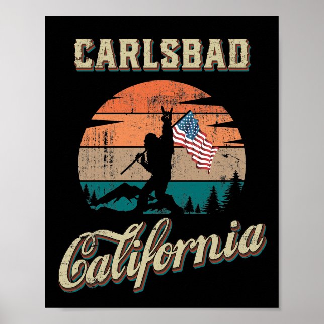 Póster Carlsbad California (Frente)