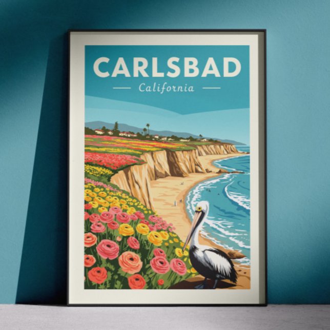 Póster Carlsbad California Antiguo (Subido por el creador)