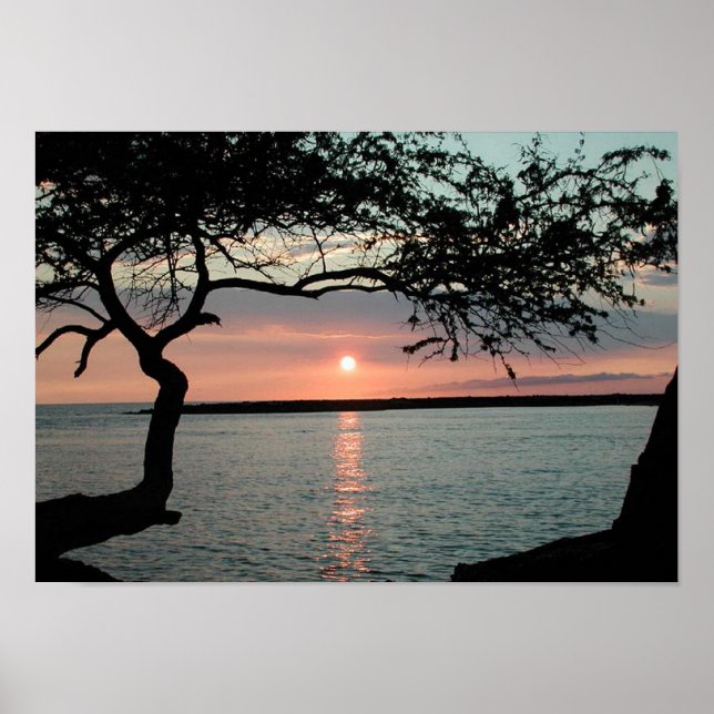 Póster Carmel al atardecer, Ca. (Frente)