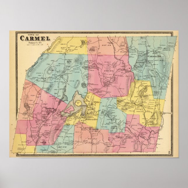 Póster Carmel, Town (Frente)