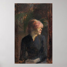 Póster Carmen Gaudin - Bella Artes de Toulouse-Lautrec