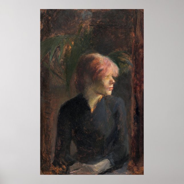 Póster Carmen Gaudin - Bella Artes de Toulouse-Lautrec (Frente)