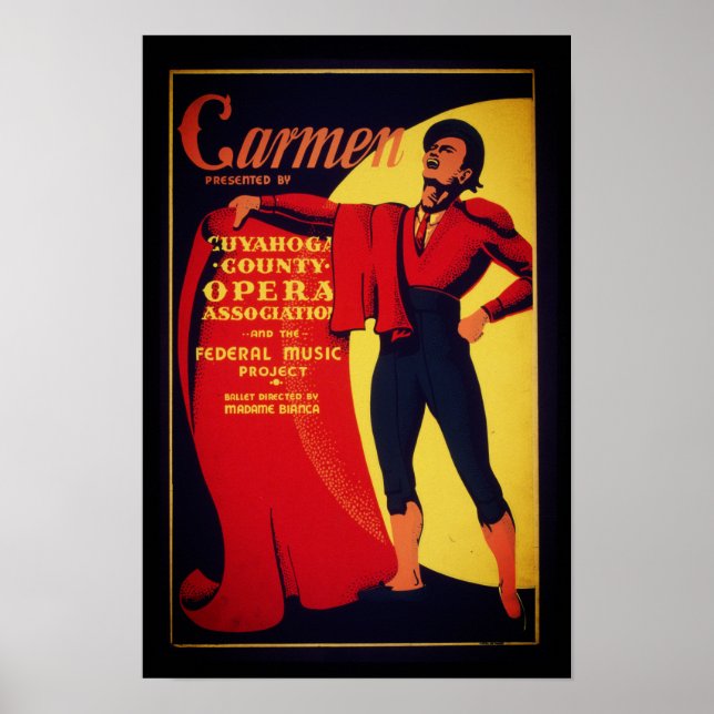 Póster Carmen ópera poster (Frente)