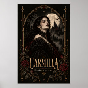 Póster Carmilla – Sheridan Le Fanu Vampiro Gótico