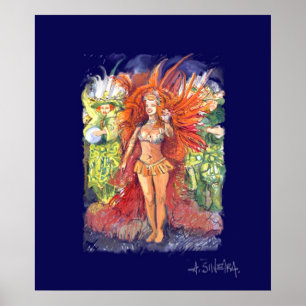 Póster Carnaval Brasil