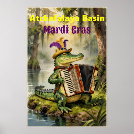 Póster Carnaval de Atchafalaya Basin
