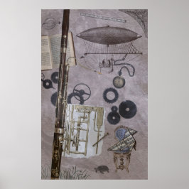 Póster Carnaval de Bassoon o posterior de Steampunk