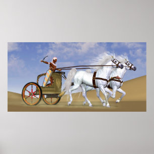 Póster Carnaval de caballos de Egipto