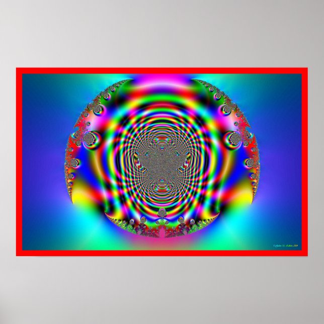 Póster Carnaval de colores. (Frente)