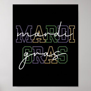 Póster Carnaval de Mardi Gras Nueva Orleans Para Mujeres