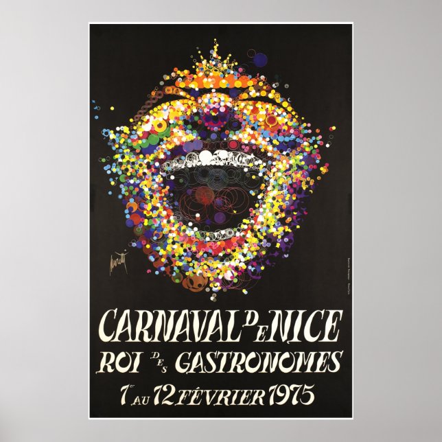 Póster Carnaval de Niza, Roi des Gastronomes, Poster (Frente)