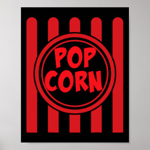 Póster Carnaval de palomitas disfrazadas camiseta diverti