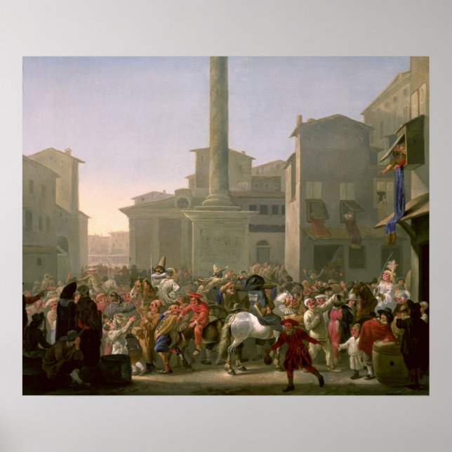 Póster Carnaval de Roma, 1650-51 (Frente)