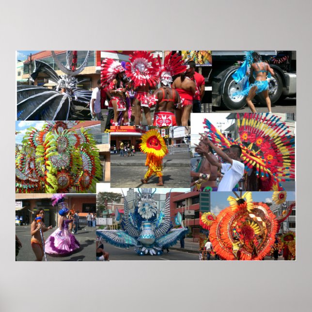 Póster Carnaval de Trinidad (Frente)