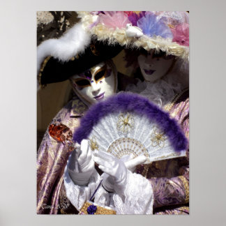 Póster Carnaval de Venecia - Amor