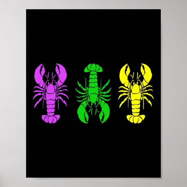 Póster Carnaval del desfile Mardi Gras (Frente)