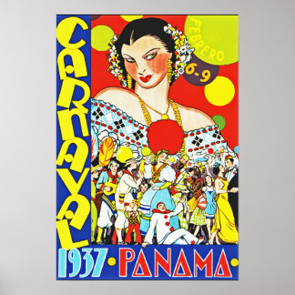 Póster Carnaval en Panamá