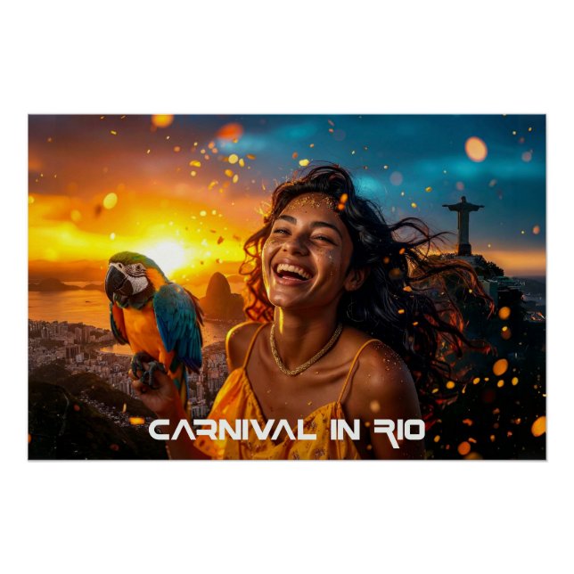 PÓSTER CARNAVAL EN RÍO (Anverso)