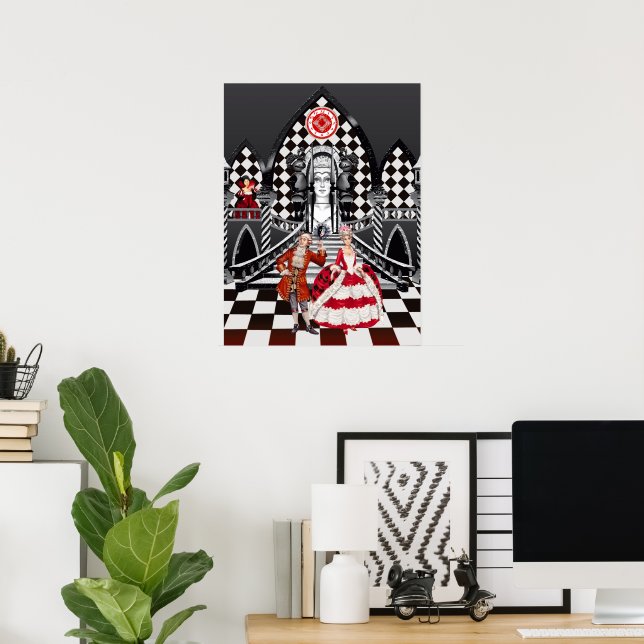 Póster Carnaval en una tierra mágica (Oficina en casa)